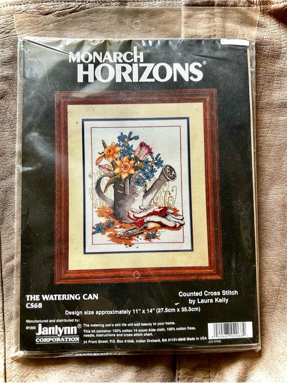 Monarch Horizons “The Watering Can” Counted Cross Stitch Pattern – Vintage